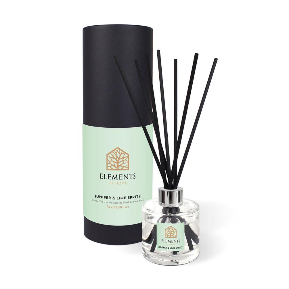 Elements of Home Juniper & Lime Spritz Reed Diffuser - 100ml £11.99